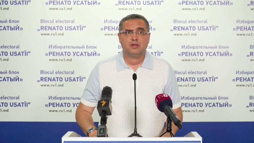 LIVE // Declarații de presă susținute de Blocul Electoral RENATO USATÎI după închiderea secțiilor de votare